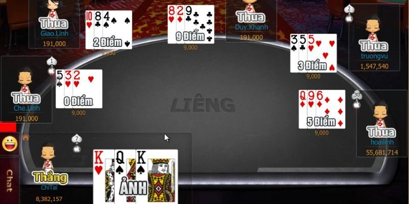 Yếu tố tạo nên sức nóng của game bài Liêng online